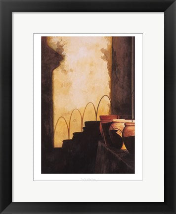 Framed Art Three Pots by Dave Cooper | 15 ¾ x 11 ¾