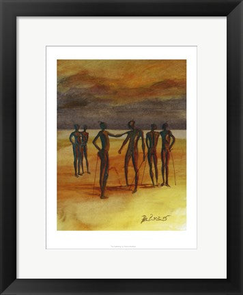 Framed Art The Gathering by Patrick Bradfield | 15 ¾ x 11 ¾