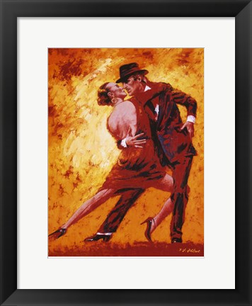 Framed Art Golden Tango by Terence Gilbert | 15.7 x 11.8