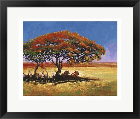 Framed Art African Shade by Jonathan Sanders | 15.7 x 19.7