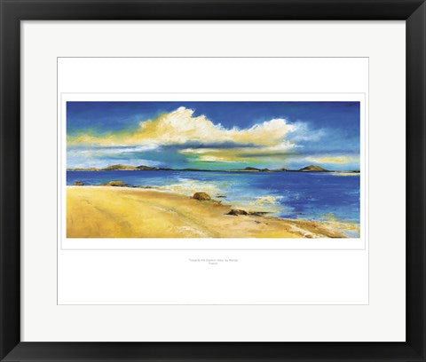 Framed Art Towards The Eastern Isle by Wendy French | 15.7 x 19.7