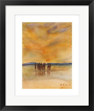 Framed Art The Conference by Patrick Bradfield | 19.7 x 15.7