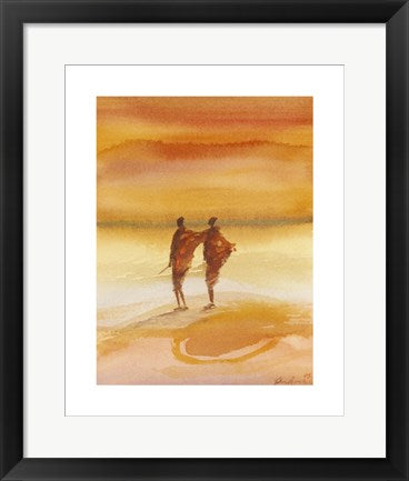Framed Art The Friends by Patrick Bradfield | 19.7 x 15.7