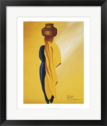 Framed Art De La Riviere by Patrick Ciranna | 19.7 x 15.7