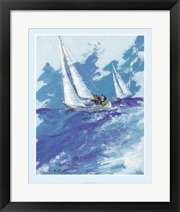Framed Art Sailing by Terence Gilbert | 19.7 x 15.7