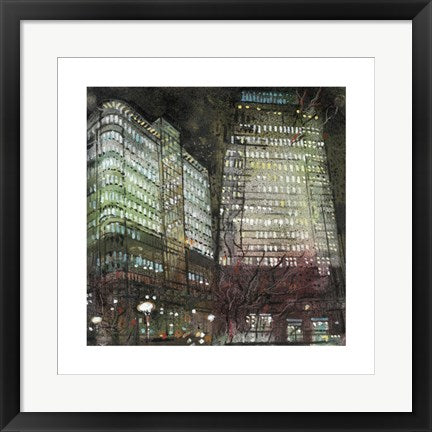 Framed Art Night Lights - Canary by Brian Elwell | 19.7 x 19.7