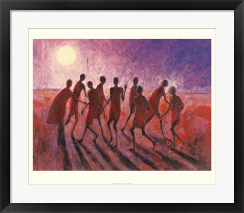 Framed Art Rhythmic Dancing by Jonathan Sanders | 19.7 x 23.6