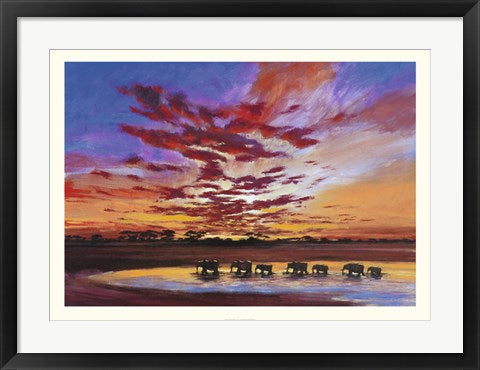 Framed Art African Sky by Jonathan Sanders | 19.7 x 27.6