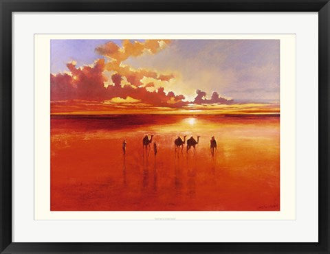 Framed Art Desert Heat by Jonathan Sanders | 19.7 x 27.6