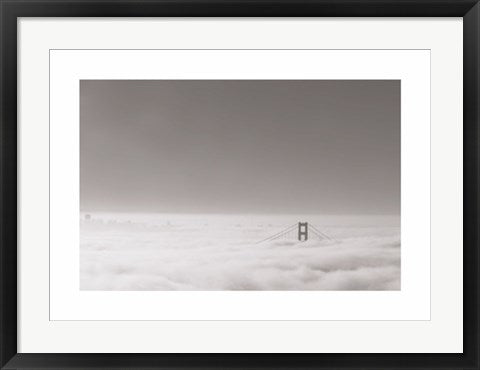 Framed Art Golden Gate Bridge by Stuart Harris | 19.7 x 27.6