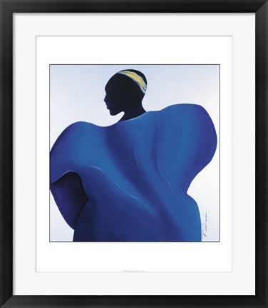 Framed Art Majestic Blue by Patrick Ciranna | 23.6 x 19.7