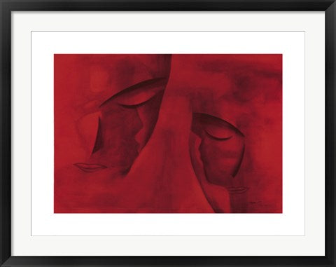 Framed Art Les Deux Visages by Patrick Ciranna | 23.6 x 31.5