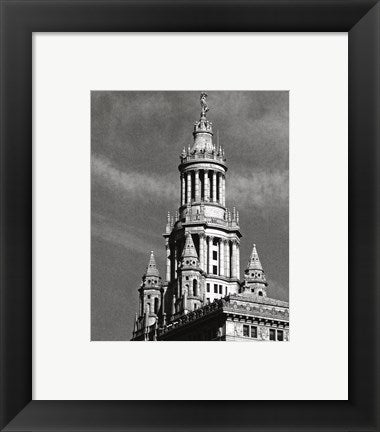 Framed Art Municipal Building, NY by Phil Maier | 10 x 8