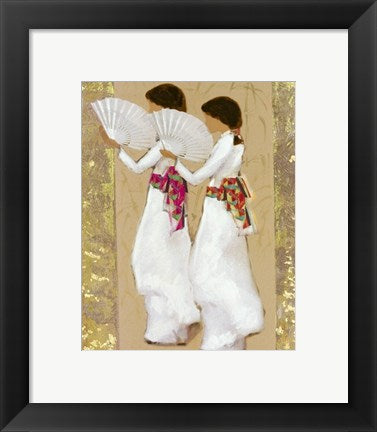 Framed Art Girls from Binh Dinh I by Mira Latour | 11 3/4 x 9 1/2
