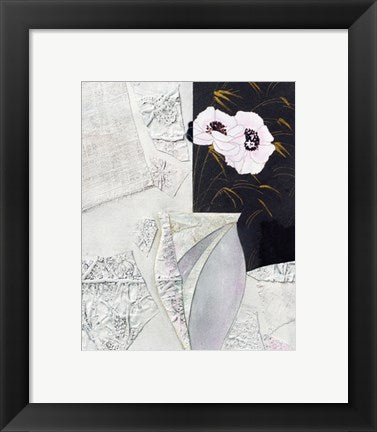 Framed Art Vaso con Fiori II by Berenice Ricca | 11 3/4 x 9 1/2