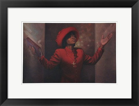 Framed Art Blessed and Highly Favored by Henry Lee Battle | 12 x 16