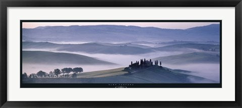 Framed Art Alba Toscana by Charlie Waite | 13 x 37