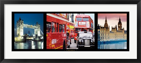Framed Art London by Photography Collection | 13 x 37