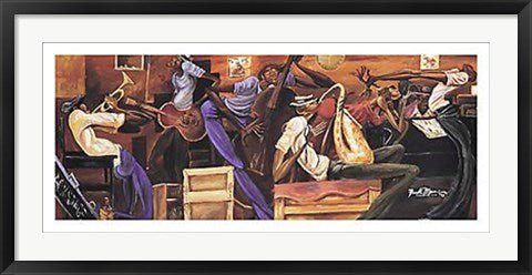 Framed Art Backstage by Frank Morrison | 16 1/2 x 38 1/4