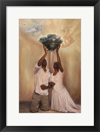 Framed Art Give It All to God by WAK - Kevin A. Williams | 18 x 12