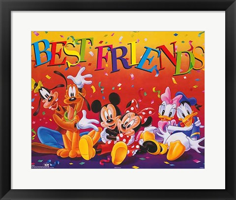 Framed Art Mickey & Friends: Best Friends by Walt Disney | 16 x 20