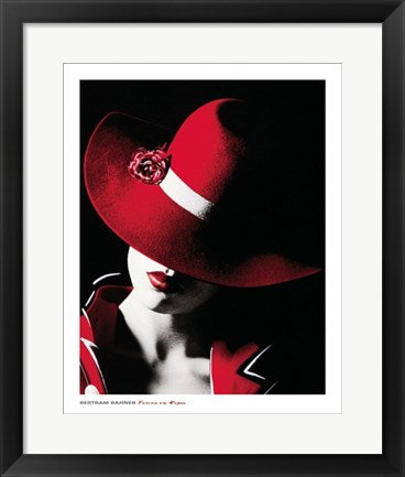 Framed Art Femme en Vogue I by Bertram Bahner | 19 3/4 x 15 3/4