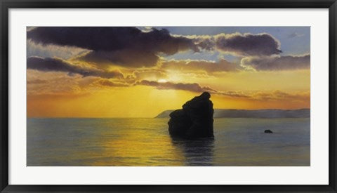 Framed Art Evening's Profile by Wendy Corbett | 19 3/4 x 39 1/2