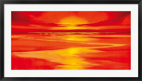 Framed Art Red Sky by Robert J. Ford | 19 3/4 x 39 1/2