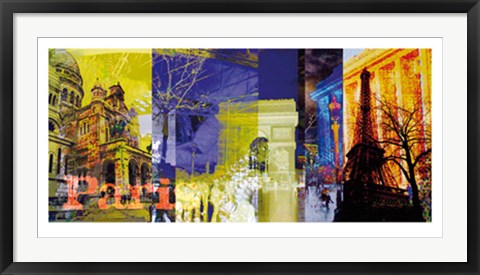 Framed Art Paris by Don Carlson | 19 3/4 x 39 1/2