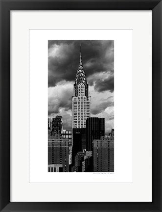 Framed Art Chrysler Building (B&W) by Viktor Balkind | 19 x 13