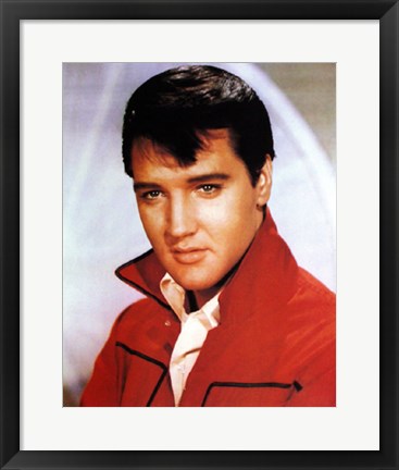 Framed Art Elvis Presley: Red Jacket 20 x 16