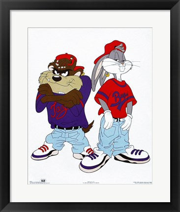 Framed Art Bugs & Taz: Kris-Kross by Looney Tunes | 20 x 16