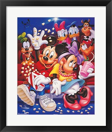 Framed Art Mickey & Friends: At the Movies by Walt Disney | 20 x 16