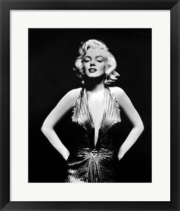 Framed Art Marilyn Monroe: Evening Gown 20 x 16