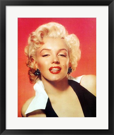 Framed Art Marilyn Monroe: Red Portrait 20 x 16