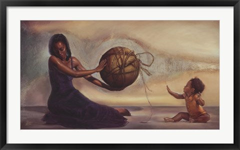 Framed Art If This World Were Mine (Female) by WAK - Kevin A. Williams