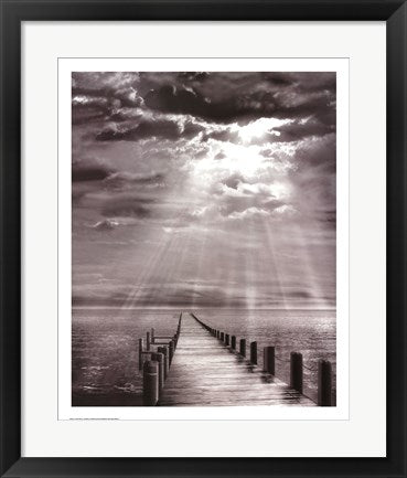 Framed Art Storm Clearing by Ellen Fisch | 22 x 17