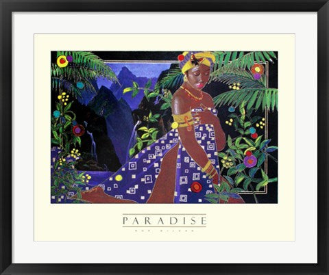 Framed Art Paradise by Rob Wilson | 22 x 28