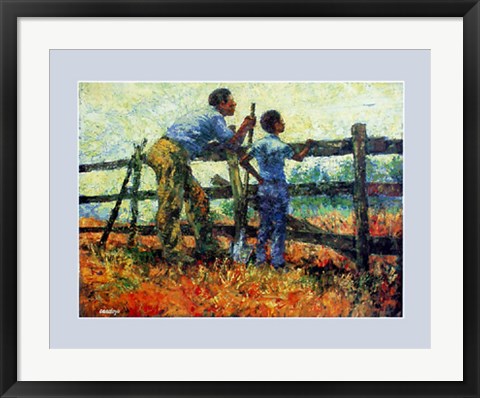 Framed Art The Dreamers by Frank Cardozo Nicholas | 22 x 28
