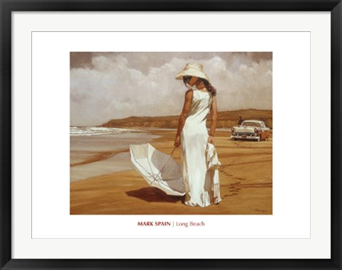 Framed Art Long Beach by Mark Spain | 23 1/2 x 31 1/2