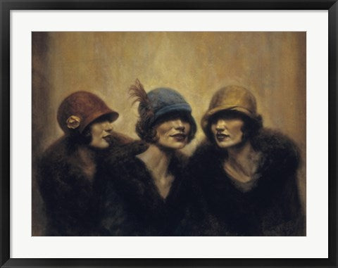 Framed Art Girl Talk by Hamish Blakely | 23 1/2 x 31 1/2