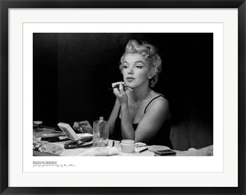 Framed Art Marilyn Monroe, Backstage by Sam Shaw | 23 1/2 x 31 1/2