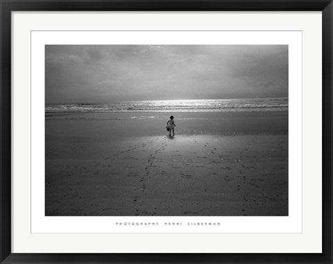 Framed Art Joe on the Beach by Henri Silberman | 23 1/2 x 31 1/2
