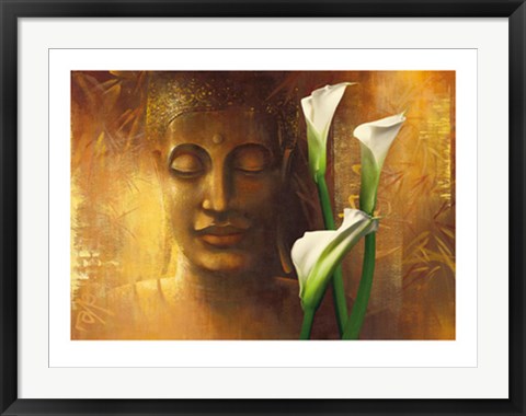 Framed Art Samadhi II by Wei Ying-Wu | 23 1/2 x 31 1/2
