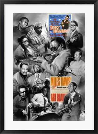 Framed Art All That’s Jazz by Wishum Gregory | 24 x 20