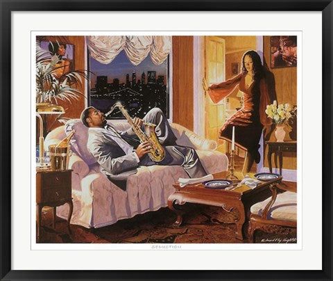Framed Art Seduction by Edward Clay Wright | 26 x 32