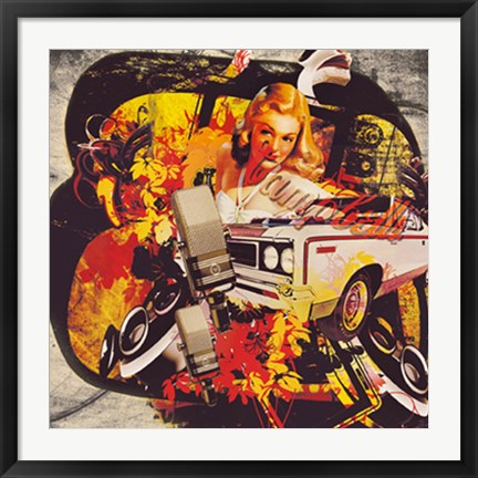 Framed Art Cassie's Car by Paco Raphael Krijnen | 27 1/2 x 27 1/2