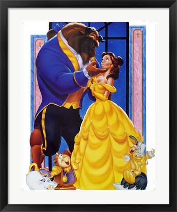 Framed Art Beauty and the Beast by Walt Disney | 28 x 22