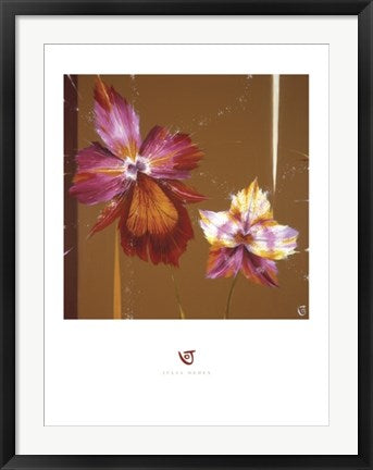 Framed Art Orchids & Seeds by Julia Ogden | 31 1/2 x 23 1/2
