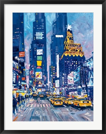 Framed Art Times Square, NYC by Roy Avis | 31 1/2 x 23 1/2